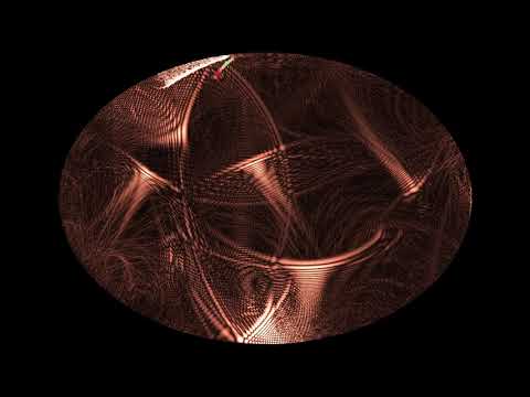 Particles and waves in ellipse pond