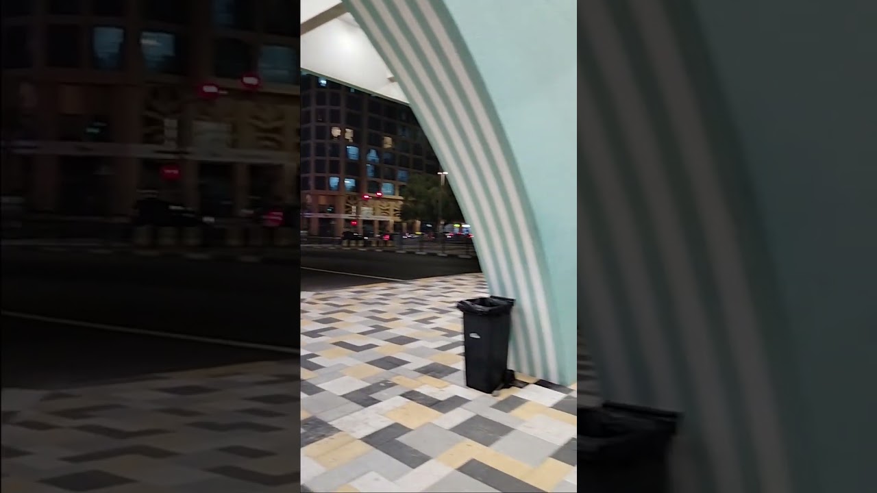 Abu Dhabi main bus terminal, a peaceful, noise free environment.