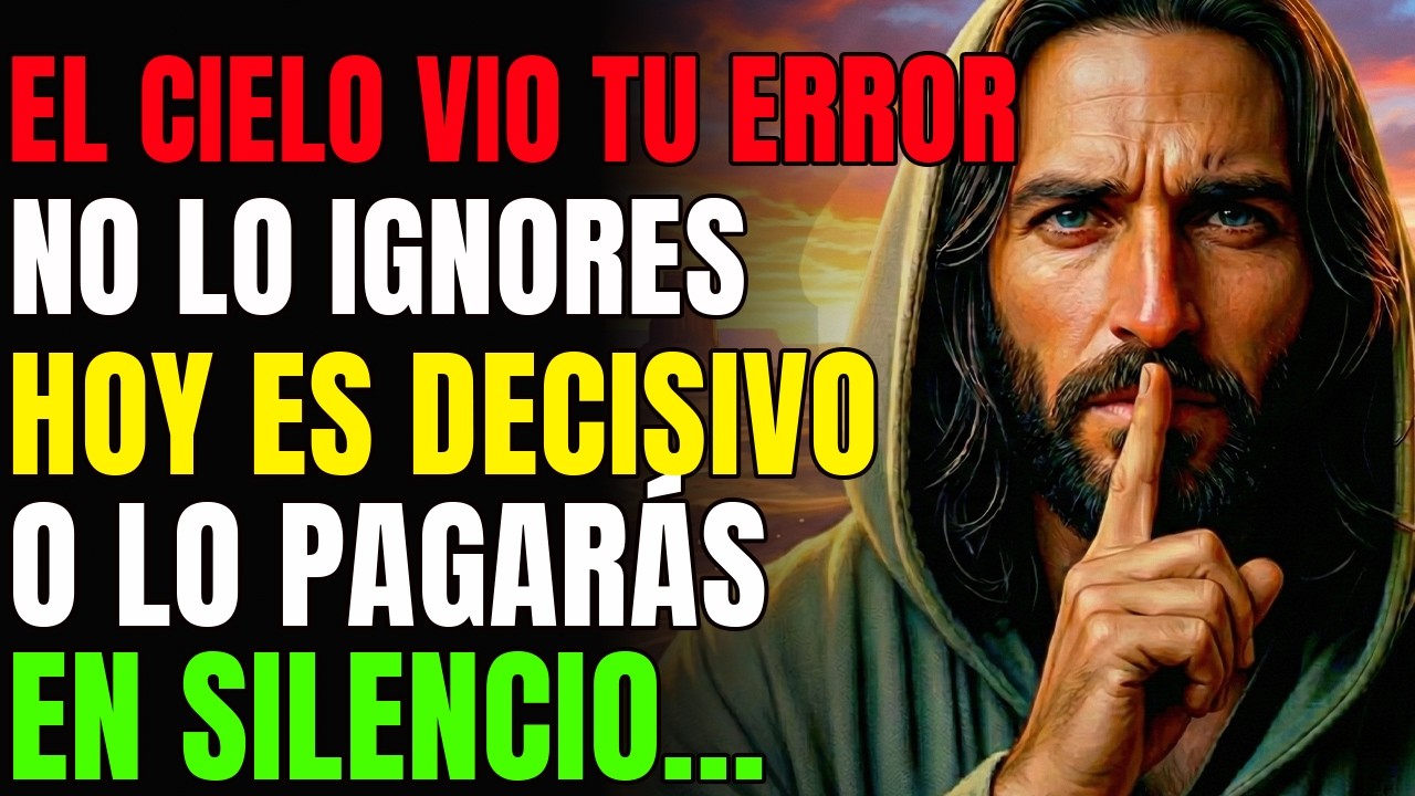 DIOS DICE: EL CIELO VIO TU ERROR. SI LO IGNORAS, LAS CONSECUENCIAS…| MENSAJE DE DIOS HOY