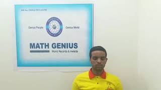 Unbelievable World Record by Blind Boy (Praneet Kumar Gupta) - Part 3