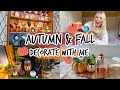 AUTUMN &amp; FALL DECORATE WITH ME | My Husband Surprises Me, Pumpkins, Disney Mugs &amp; More! 🎃