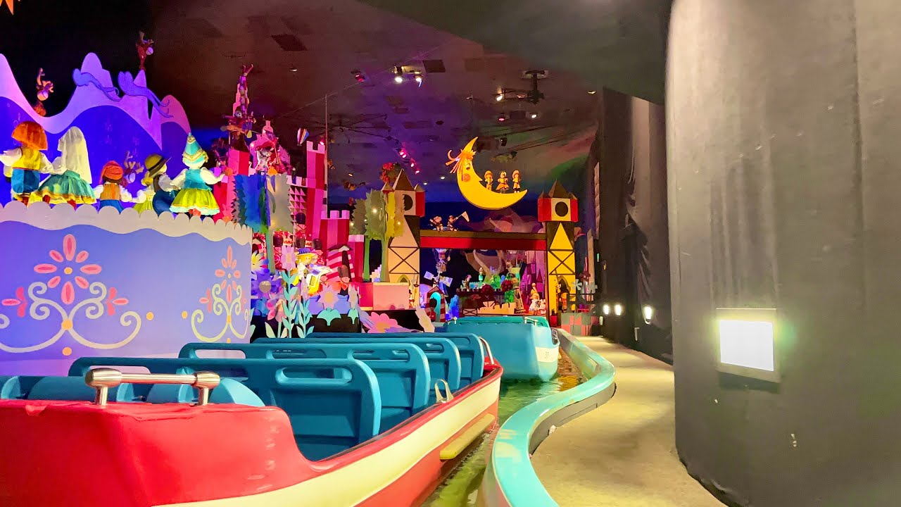 “it’s a small world” Lights on and No Music Full ride