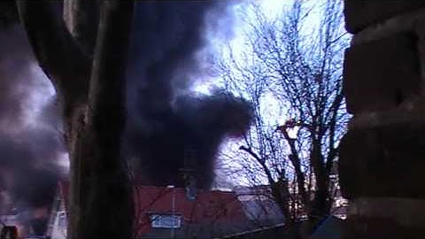 Brandweer Dordrecht - Zeer grote brand VTC Dordrecht GRIP 2
