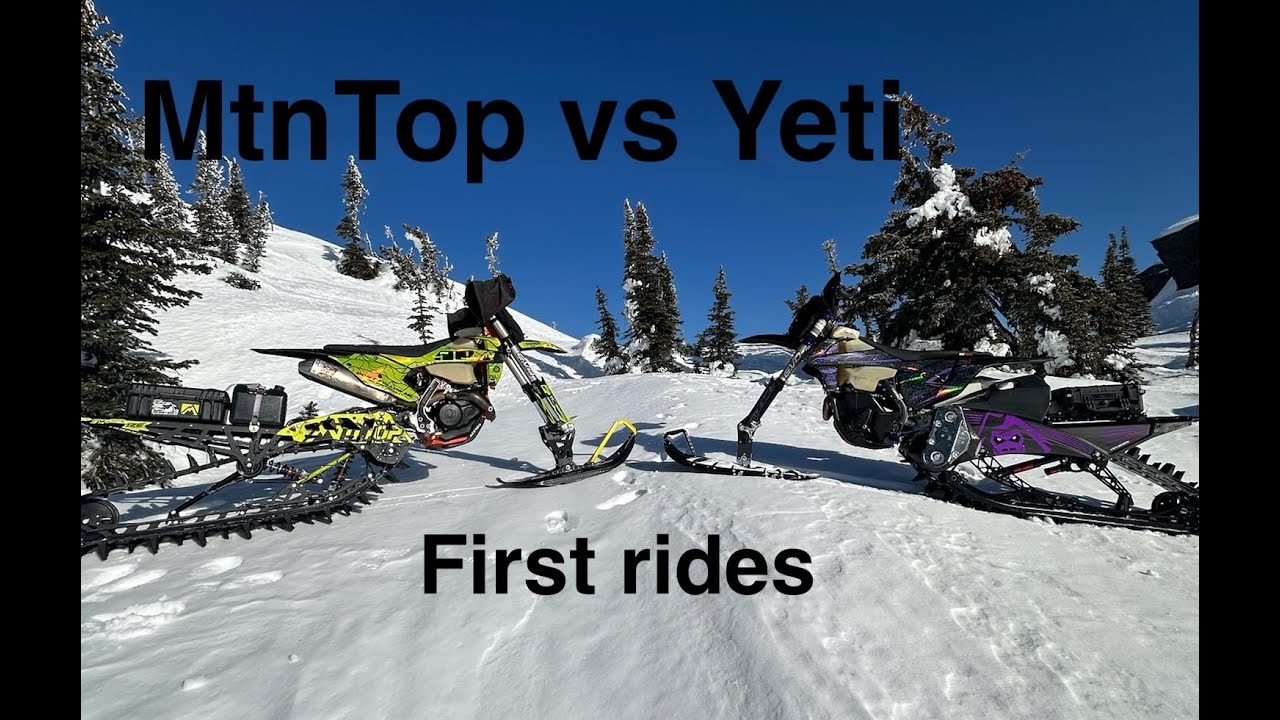 MtnTop vs Yeti: Our first rides and Impressions