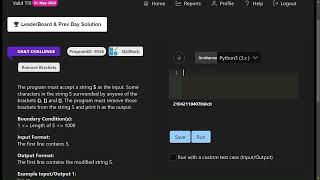 Full SKILLRACK DAILY CHALLENGE TODAY'S 20/11/2023 SOLUTION🔥| EASY & EFFECTIVE | REMOVE BRACKETS Update