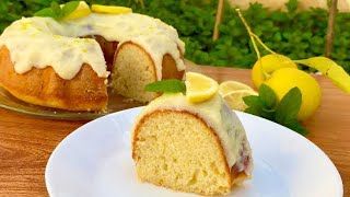 أبسط طريقة لتحضير كيك_الليمون ? soft and fluffy lemon_cake recipe