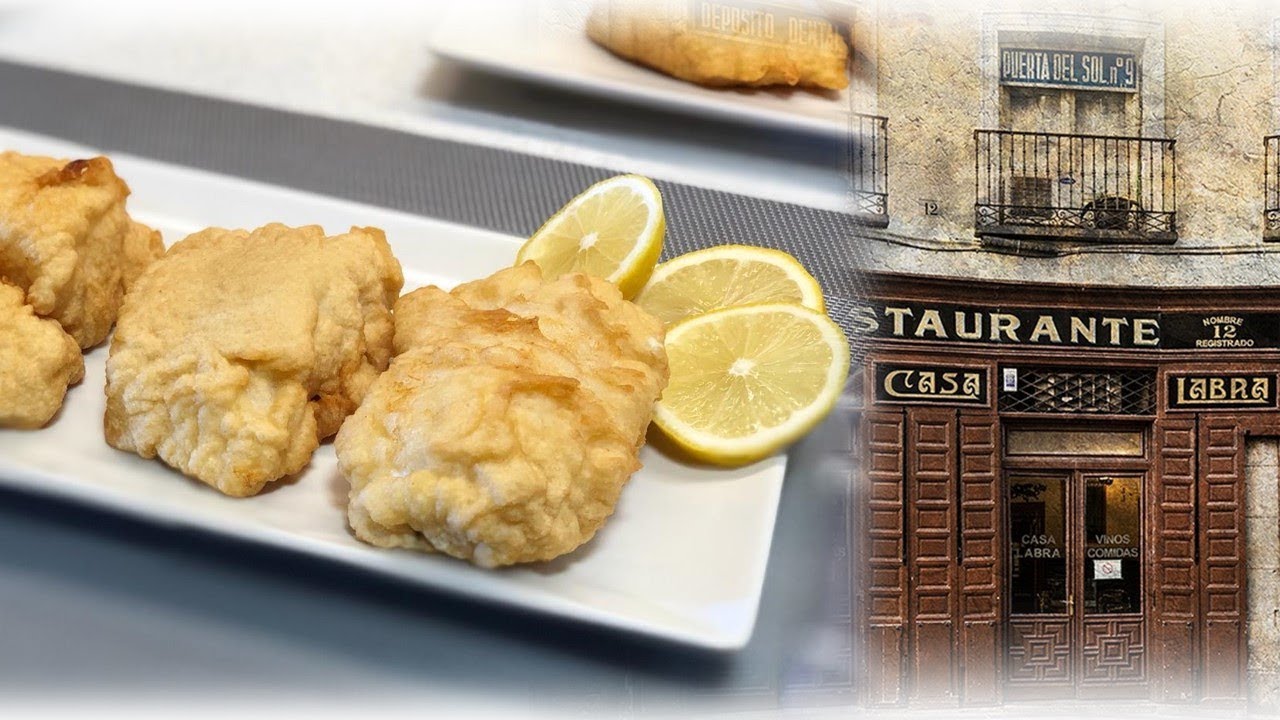 BACALAO REBOZADO al estilo CASA LABRA con THERMOMIX