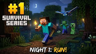 Survival Series Ep.1 – Fear Of First Night 😨 (Minecraft Hindi)