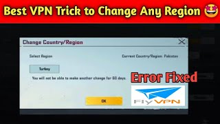 How To Change region any county with out error | best VPN Trick | Pubg Mobile screenshot 1