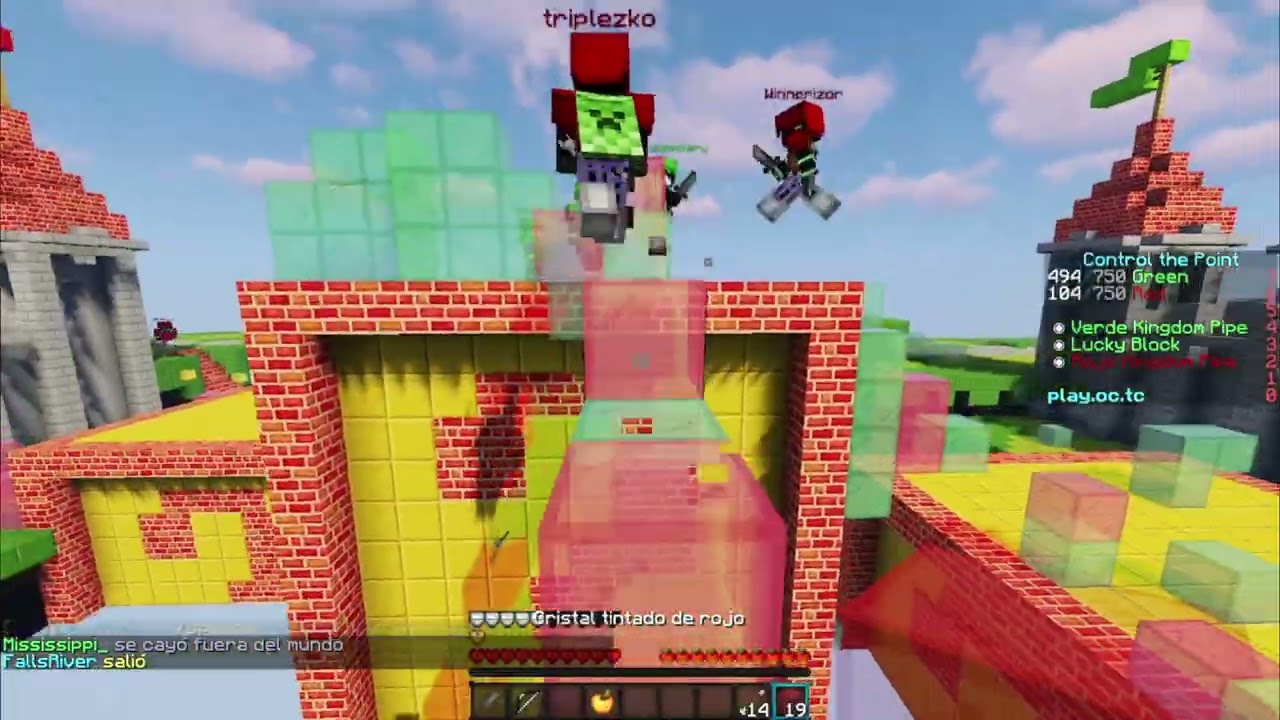 MINECRAFT OC.TC: ¿Amigos o Rivales? Captura la Lana y TDM! 😂