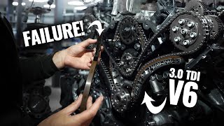 AUDI 3.0 TDI V6 TIMING CHAIN RATTLE! - WHAT'S BROKE?? 😳