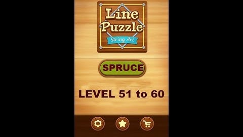 Line Puzzle: String Art Spruce Level 51 to 60 Walkthrough | LinePuzzle: String Art Spruce Levels