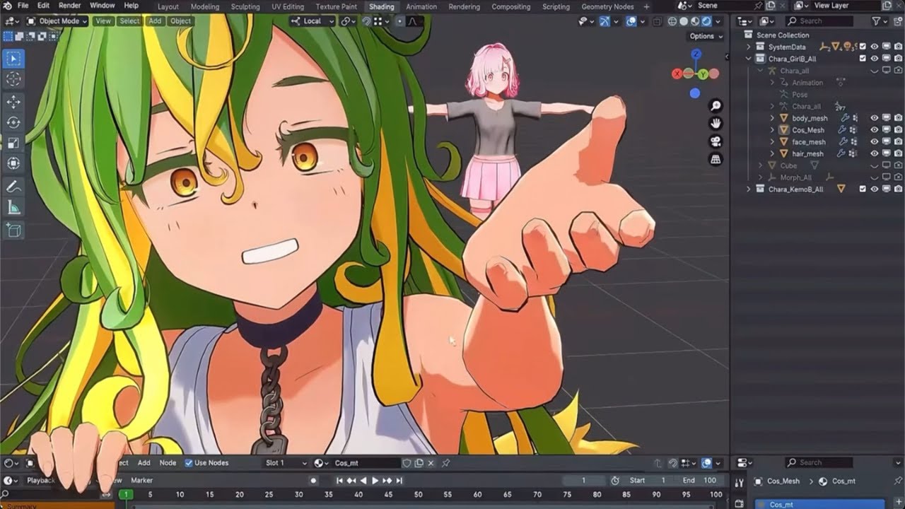 Anime Girl 3D Modeling in Blender | Daniel Nilroy 3D Character Design