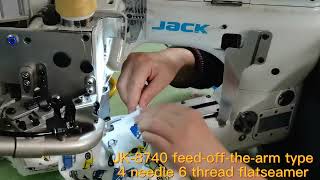 JK-8740 Автоматичен флатлок JACK