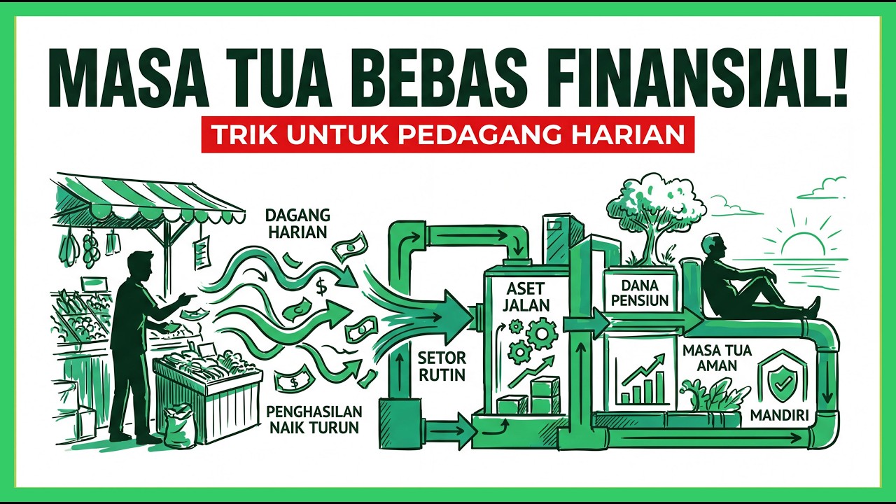 STRATEGI FINANSIAL UNTUK PEDAGANG HARIAN AGAR MASA TUA BEBAS FINANSIAL.