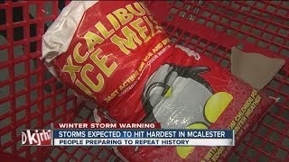 Storm expected to hit hardest in McAlester