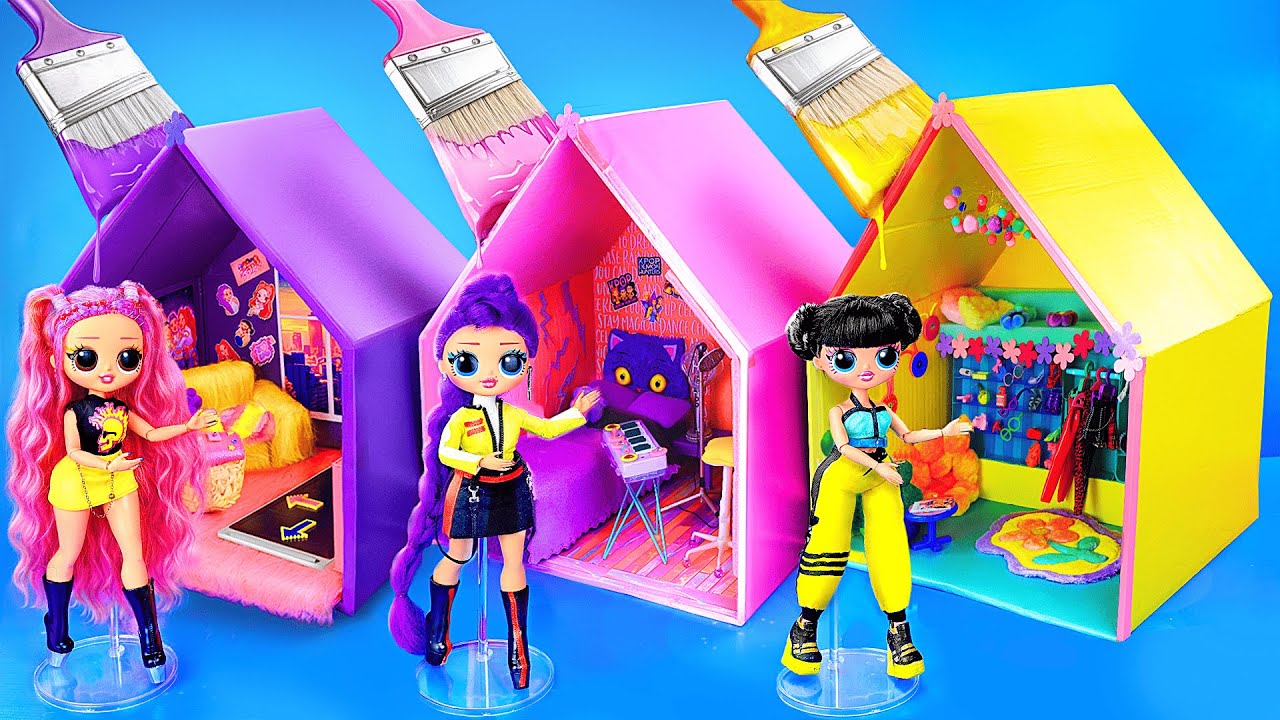 On A Construit Une Maison De Poupées Pour Les Kpop Demon Hunters! 9 DIY