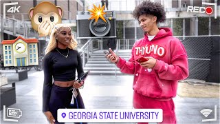PUBLIC INTERVIEW ON GEORGIA STATE CAMPUS