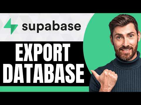 How to Export Supabase Database [NEW 2026 Guide]