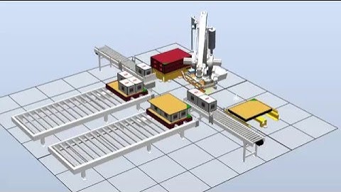 Palletizing 2 / Paletleme / ABB Robot Studio / Robotic Simülasyon /ismaiL DAYILAR