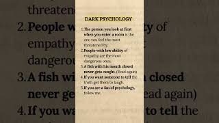 Dark Psychology I