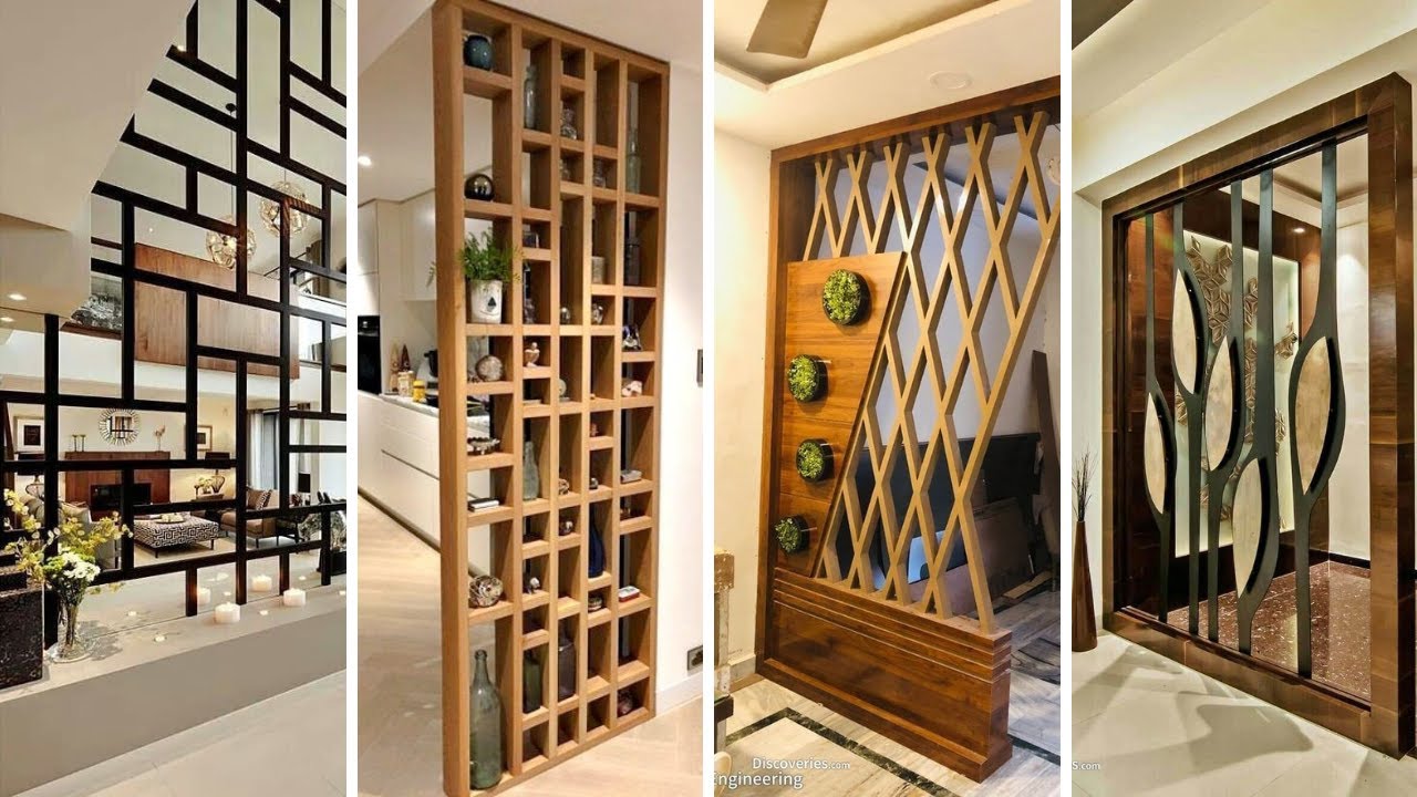 Top 100 Living room partition design ideas 2023 || Room Separator ...