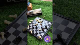 Magnetic Chessboard Game Set with Folding Travel Portable Case Chess Board Set