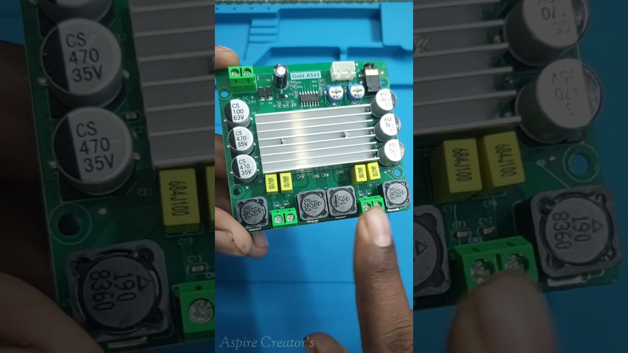 Gold A543 Amplifier Board| Budget 2.1 Audio Amp DIY Setup 