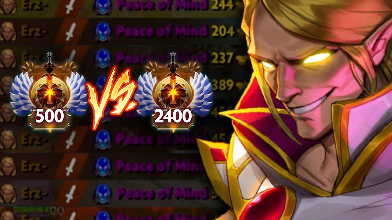 THE DIFFERENCE BETWEEN RANK 500 AND RANK 2400 | INVOKER vs ARC WARDEN ...
