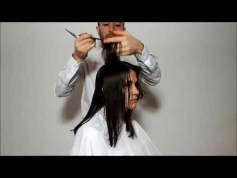 Tutorial taglio capelli donna - Taglio lungo strati 