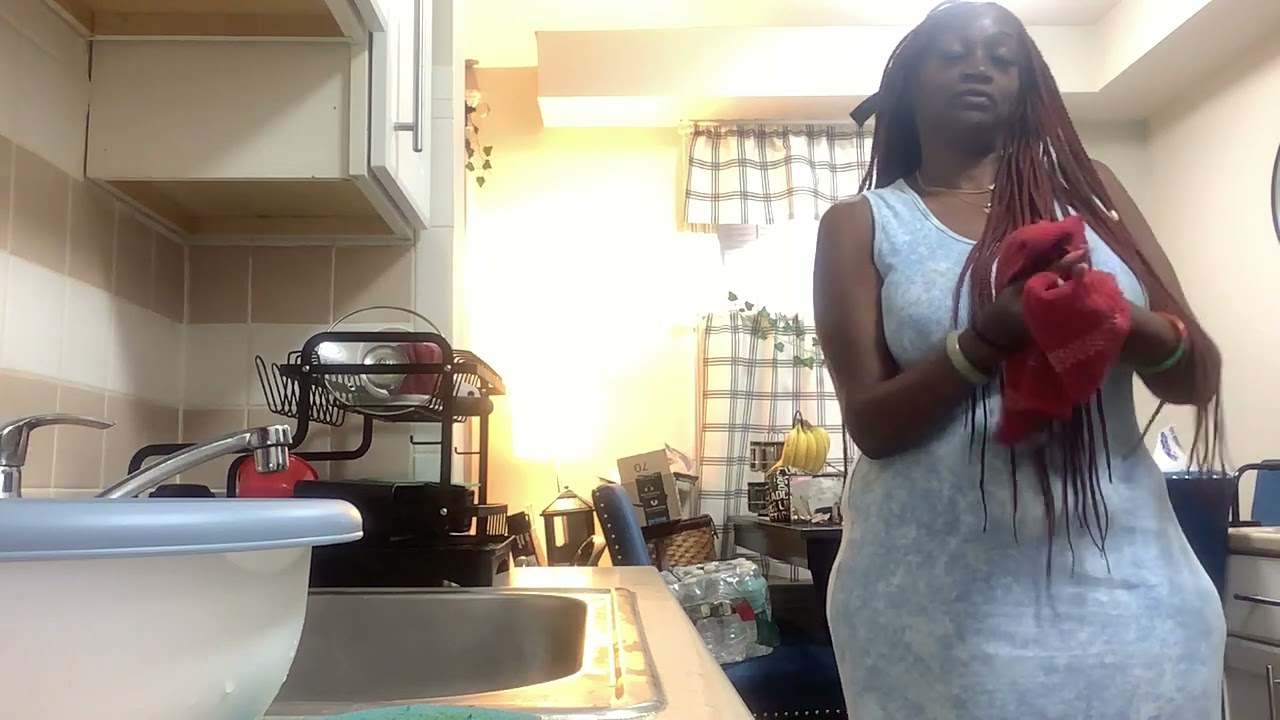 Pre cleaning and cutting ribs 