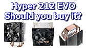 Cooler Master Hyper 212x Better Than The Evo Youtube