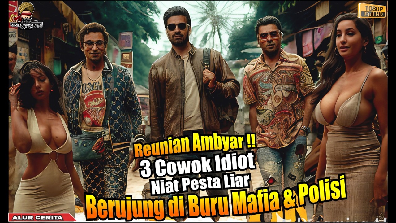 KOCAK PARAH !! NIAT REUNIAN BARENG CEWEK SEMOK BOHAY, BERUJUNG DI KEJAR2 MAFIA & POLISI Alur Cerita