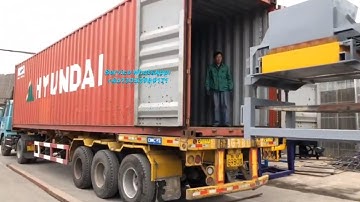 QT4-20 automatic block machine QT4-25 hollow block machine concrete mixer shipped to Bangladesh