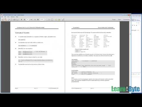 Intro to Java Training Course - Chapter 4 - Variable Names