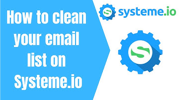 How to clean your email list  on systeme.io