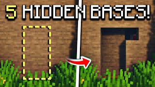 5 BEST Secret Doors in Minecraft BEDROCK!