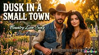 DUSK IN A SMALL TOWN (Duet Vocal) | Country Love Song | Klaser Country | Official Lyric Video