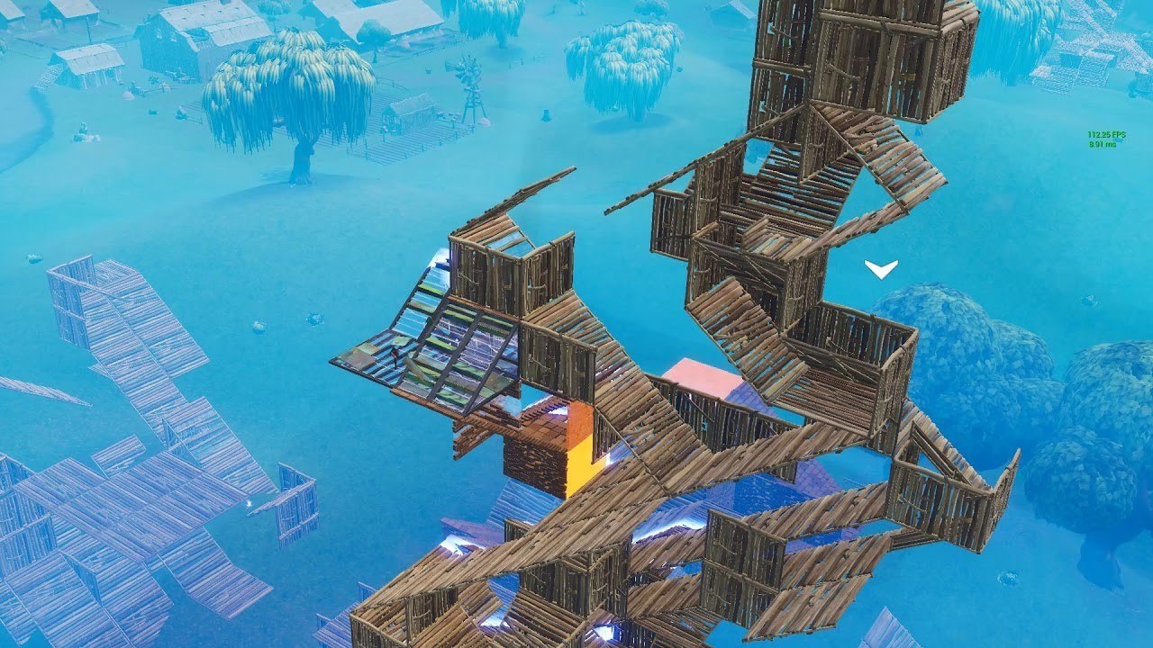 Фортнайт билд файт карта 1 на 1