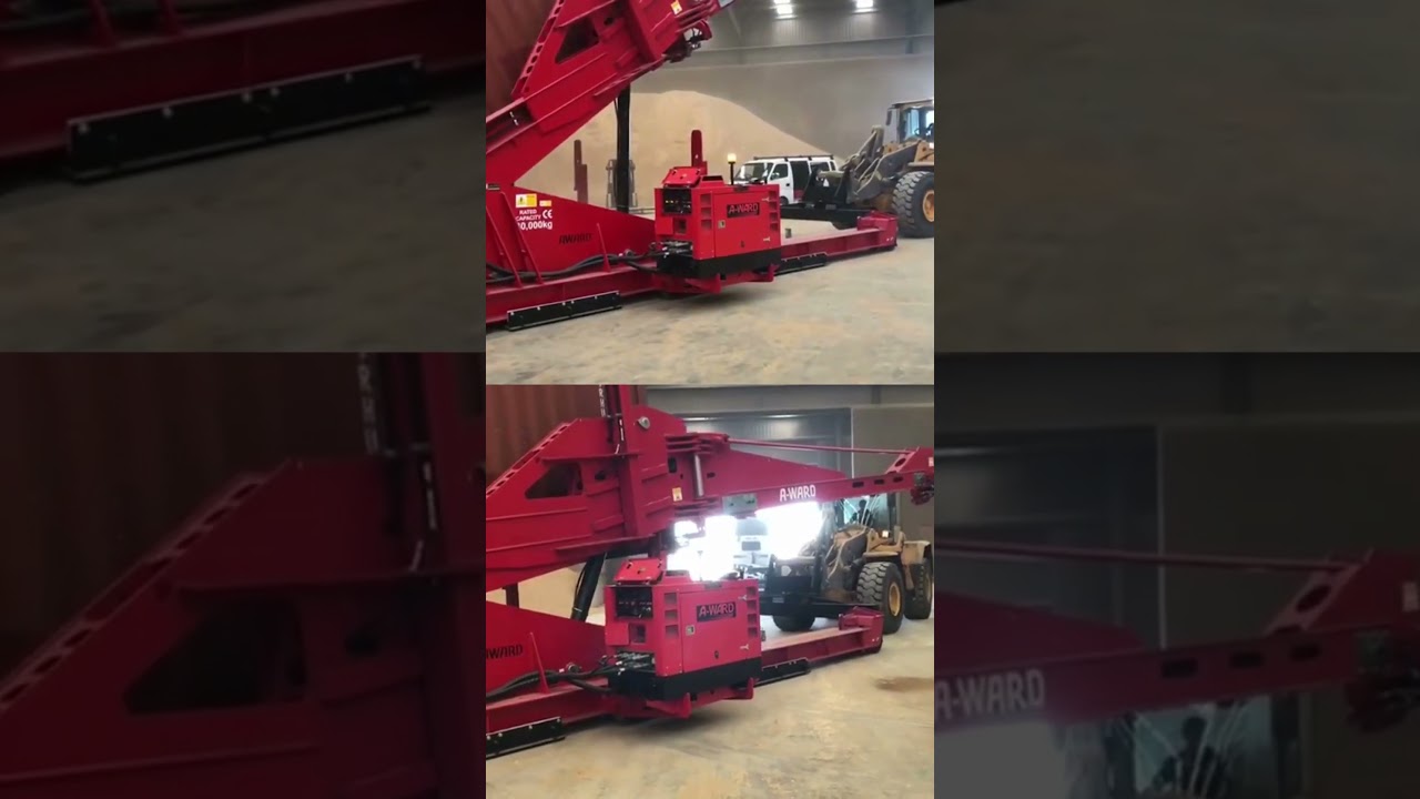 Portable 20ft40ft Container Unloader