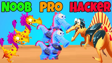 Dino Bash: Noob vs Pro vs Hacker 🦖🔥 – The Prehistoric War Begins