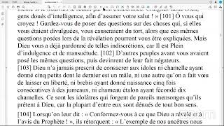 #14 Lecture Coranique avec traduction et commentaires (pages 117 à 123)