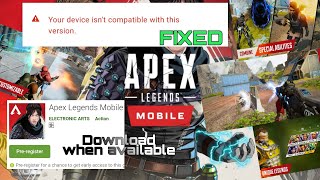 YOUR DEVICE NOT COMPATIBLE WITH THIS VERSION (APEX LEGENDS) HOW TO FIX DOWNLOAD/PRE-REGISTER screenshot 3