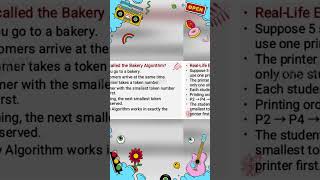 Bakery's Algorithm in OS PART1 #operatingsystem #osconcepts #bca #bakeryalgorithm