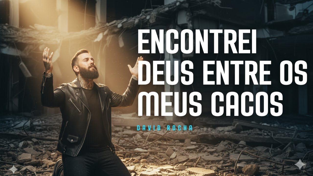 DAVID ROCHA - ENCONTREI DEUS ENTRE OS MEUS CACOS (Letra Oficial) Música Gospel | Música evangélica