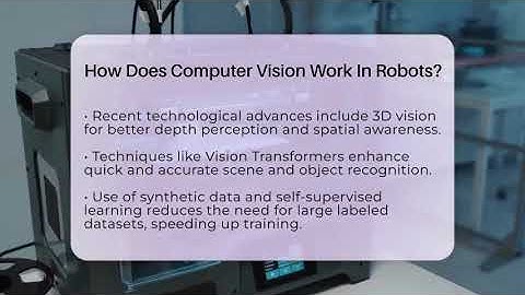 How Does Computer Vision Work In Robots? - Talking Tech Trends