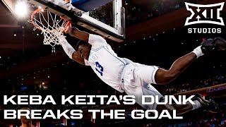 BYU's Keba Keita BREAKS THE GOAL on this Slam | 2025-26 Big 12 Men’s Basketball