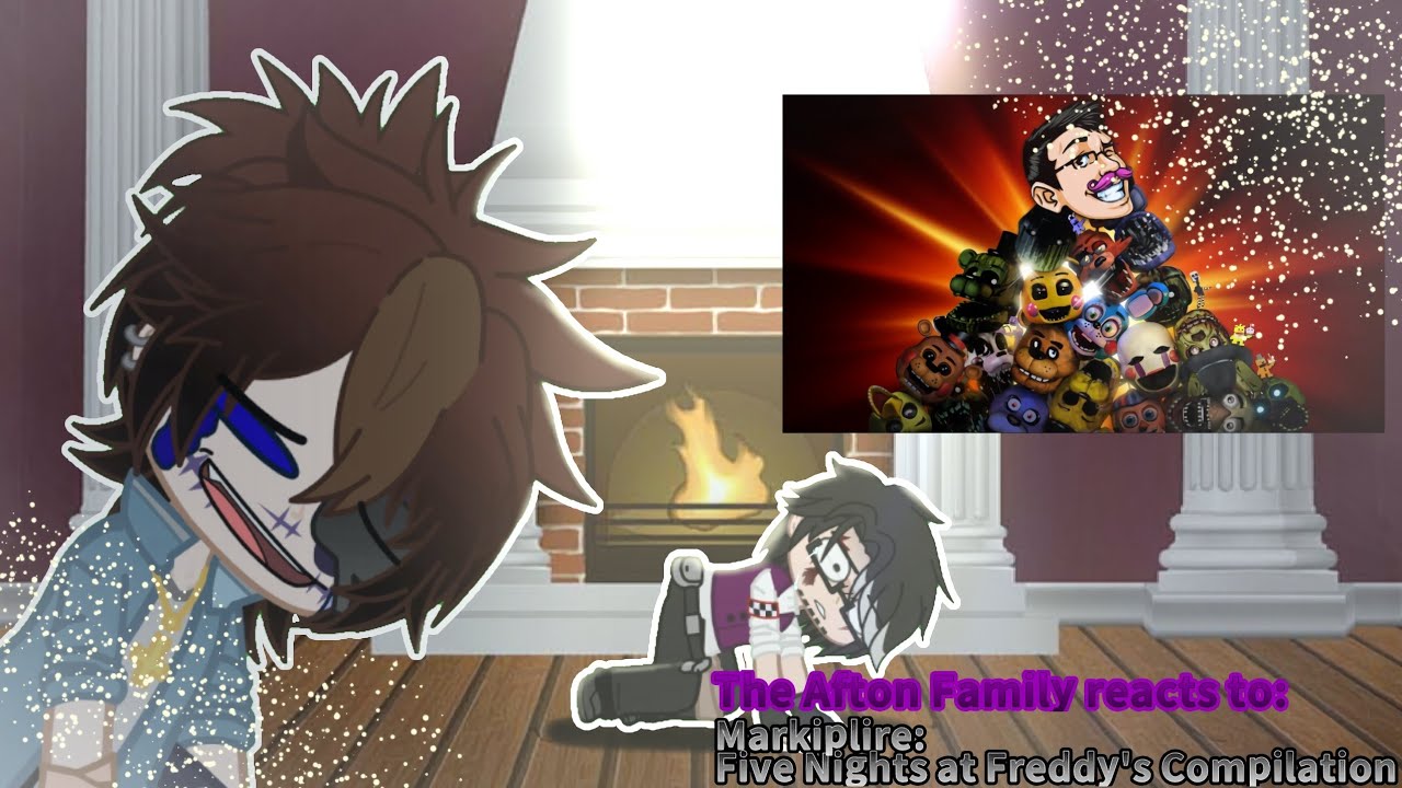 ||Afton Family reacts to: Five Nights at Freddy's reaction compilation||