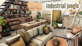 industrial jungle \\ The Sims 4 CC speed build