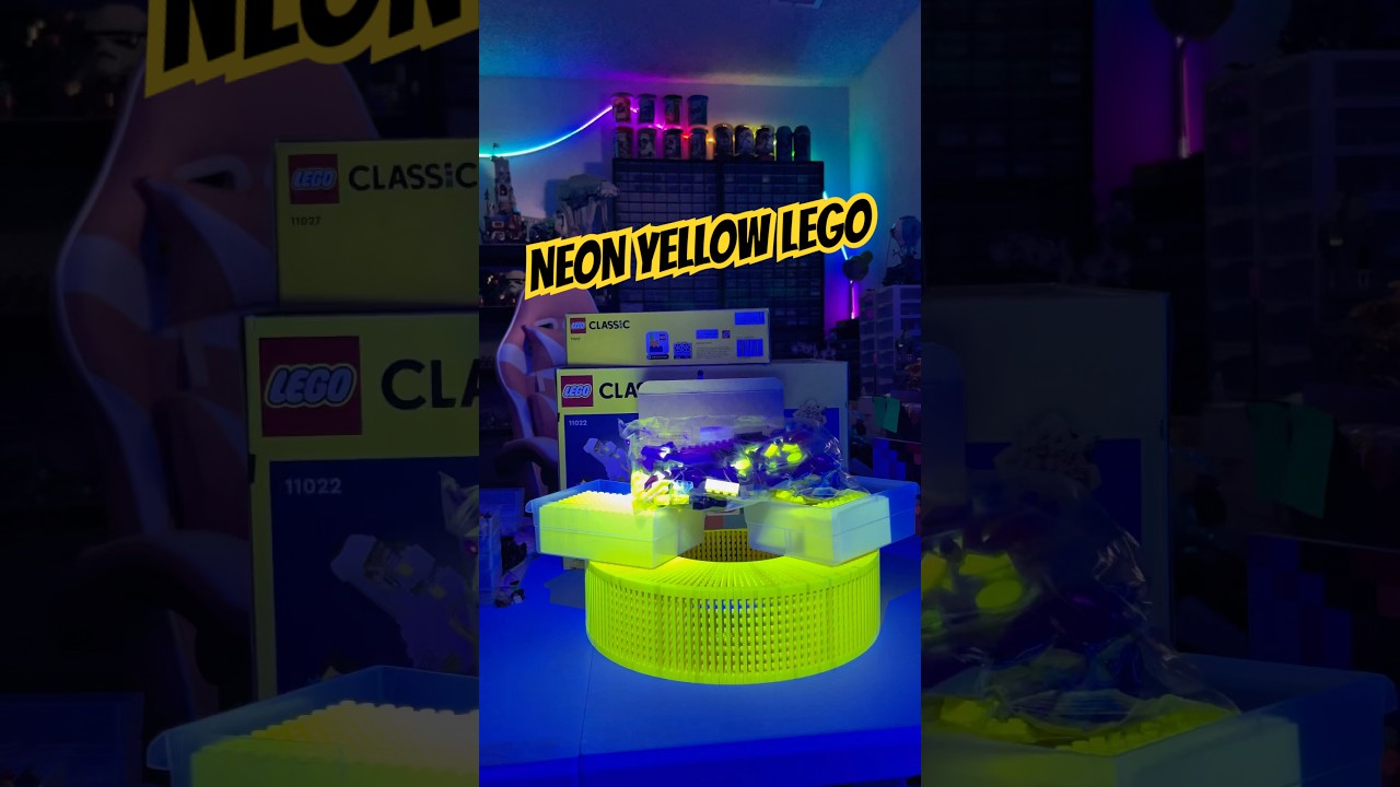 NEON YELLOW = BEST LEGO COLOR! 